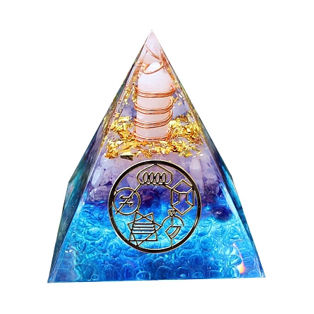 Orgonite Pyramid Resin Energy Generators PW-WG73B2D-01-1