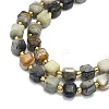 Natural Picasso Jasper Beads Strands G-I376-D64-01-3