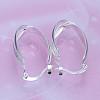 Awesome Design Ring Brass Hoop Earrings EJEW-BB09666-3