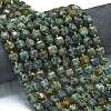 Natural African Turquoise(Jasper)  Beads Strands G-K389-A49-01-2