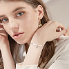 10Pcs 2 Colors Rack Plating Brass & Clear Cubic Zirconia Pendants KK-HS0001-11-7