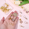 1 Bag Alloy & Plastic DIY Dreadlock Ring Styling Hair Braiding OHAR-BM0001-07-3
