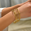 Stainless Steel Simple Thin Bangle TF0163-3
