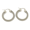 Non-Tarnish 304 Stainless Steel Hoop Earrings for Women EJEW-G401-05A-P-1