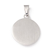 Non-Tarnish 304 Stainless Steel Pendant STAS-E151-04P-2