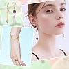 5 Strands 5 Styles Natural Fluorite & Quartz Crystal & Rose Quartz & Amethyst Chip Beads Strands G-YW0002-74-6