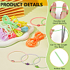 10Pcs 10 Colors Hollow Pipe PVC Tubular Synthetic Rubber Cord DIY-BC00003-4