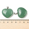 Natural Green Aventurine Pendants G-A249-04B-05P-3