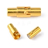 Brass Locking Tube Magnetic Clasps MC079-G-1