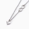 304 Stainless Steel Pendant Necklaces NJEW-O112-01P-2