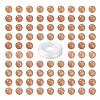 100Pcs 8mm Grade AAA Natural Gemstone Sunstone Round Beads DIY-LS0002-56-1
