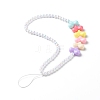 Opaque Acrylic Beads Mobile Straps HJEW-JM00569-1
