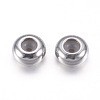 304 Stainless Steel Beads X-STAS-P194-01-8x4mm-1
