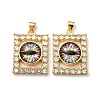 Real 18K Gold Plated Brass Pendants KK-L209-006G-07-1