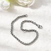 Tarnish Resistant 304 Stainless Steel Wheat Chain Bracelets BJEW-M187-12-F-5