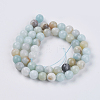 Natural Flower Amazonite Beads X-G-H1431-2-2