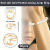 20Pcs Brass Open Jump Rings KK-BBC0023-10B-2