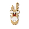 Christmas Theme Ion Plating(IP) 304 Stainless Steel Enamel Pendants STAS-Z083-09G-03-1