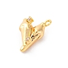 Brass Rhinestone Pendants KK-E793-12G-2