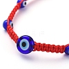 Adjustable Nylon Thread Braided Bead Bracelets BJEW-JB05292-04-3