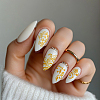 Stainless Steel DIY Nail Art Templates MRMJ-WH0092-035-6