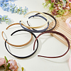 6Pcs 6 Colors Plastic Hair Band Findings FIND-DC0008-40-4