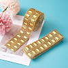 8 Rows Plastic Diamond Mesh Wrap Roll Rhinestone Crystal Ribbon Cake Wedding Decoration DIY-TAC0005-16-14