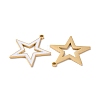 Ion Plating(IP) 304 Stainless Steel Pendants STAS-C083-15G-02-2