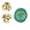 Wax Seal Brass Stamp Head AJEW-WH0209-432-1