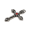 Alloy with Ruby Rhinestone Big Pendants FIND-G067-15D-AS-2