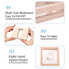 3 Bags 3 Styles Square Transparent PE Thin Film Suspension Jewelry Display Box CON-TA0001-38D-5