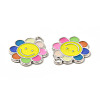 Alloy Enamel Pendants ENAM-B050-04P-01-3