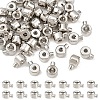 50Pcs Brass Crimp Beads KK-YW0003-69P-1