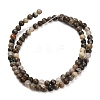 Natural Volcanic Agate Beads Strands G-G305-A01-4mm-3