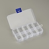 Rectangle Plastic Storage Case CON-WH0080-75A-2