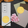 Self Adhesive Gold Foil Embossed Stickers DIY-WH0211-320-6