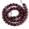 Natural Quartz Beads Strands G-R479-8mm-04-2