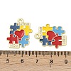Alloy Enamel Pendants FIND-I067-01G-01-3