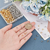 300Pcs 6 Style Brass Bead Tips KK-BC0010-01-3