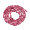 Natural Pink Tourmaline Beads Strands GG-CBA1497-A03-2mm-2