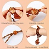 Braided Wax Rope Cord Macrame Pouch Necklace Making NJEW-J007-06-4