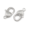 SHEGRACE Brass Lobster Claw Clasps XGRQ58302-767P-2
