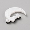 Opaque Acrylic Pendants MACR-WH0014-02B-2