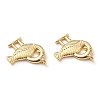 Brass Pendants KK-Z010-12G-2
