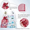 40Pcs 4 Colors 3D Flower Organza Drawstring Bags OP-BBC0001-06A-6