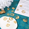  Jewelry 14Pcs 7 Style Brass Charms KK-PJ0001-26-15