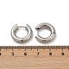 202 Stainless Steel Polishing Hoop Earrings EJEW-M106-02P-01-5