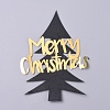 Christmas Tree Shape Christmas Cupcake Cake Topper Decoration DIY-I032-14A-2