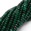 Dyed Natural Malaysia Jade Rondelle Beads Strands X-G-E316-2x4mm-05-3