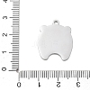 304 Stainless Steel Pendants SA-CBAE115-12P-3